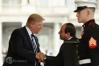 دیدار ترامپ و السیسی در کاخ‌سفید