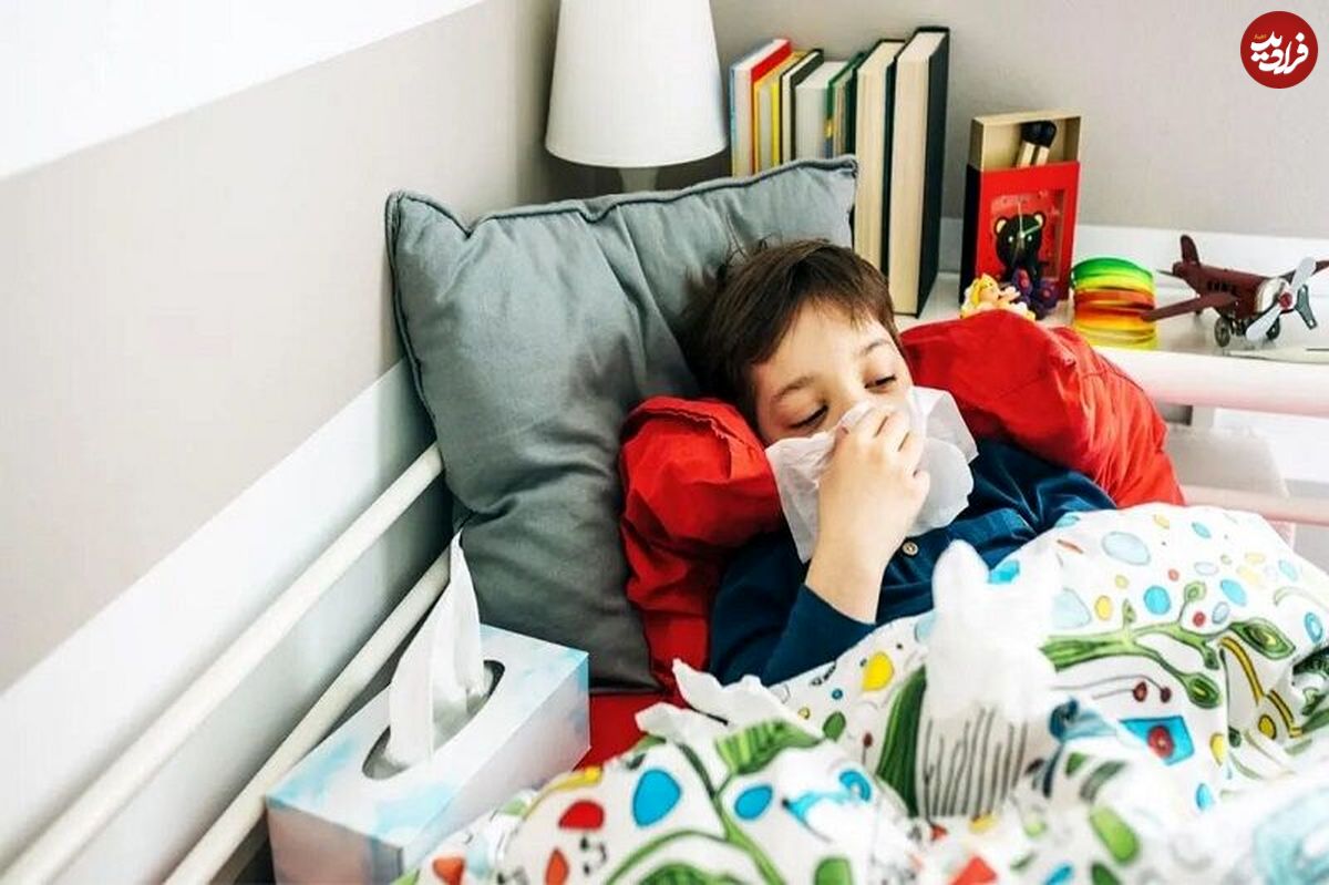 درمان آنفولانزای کودکان در خانه