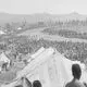 عکس| سفر زمان؛ درباریان مظفرالدین شاه در حال تماشای مسابقه اسبدوانی در تهران