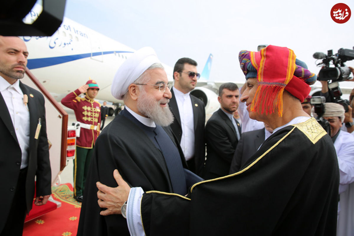 تصاویر/ استقبال از روحانی در عمان