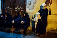 (تصاویر) دسته عزاداری زنان در آستانه‌ اشرفیه
