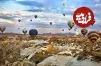 عکس| سفر به عصر قاجار؛ تفریح تهرانی‌ها با بالن در عصر ناصرالدین‌شاه؛ سال 1254