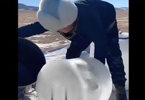 (ویدیو) ساخت یک یخچال و طرز نگهداری مواد غذایی در قطب جنوب