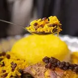 طرز تهیه کشمش پلو یا ممیج پلا اصیل مازندرانی