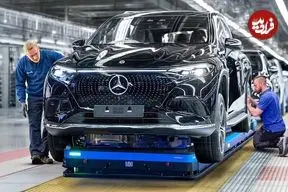 ببینید| مراحل طراحی و تولید خودروی شاسی بلند برقی مرسدس بنز EQS