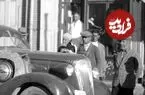 عکس| سفر به ایران قدیم؛ خارجی‌ها در یکی از خیابان‌های شهر مشهد؛ سال 1316