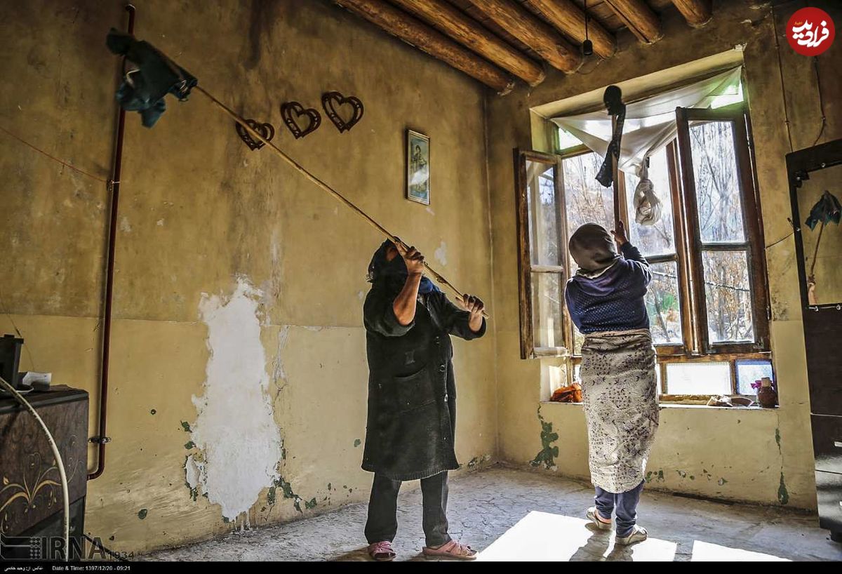 (تصاویر) خانه تکانی مردم روستای «اسفیدان»