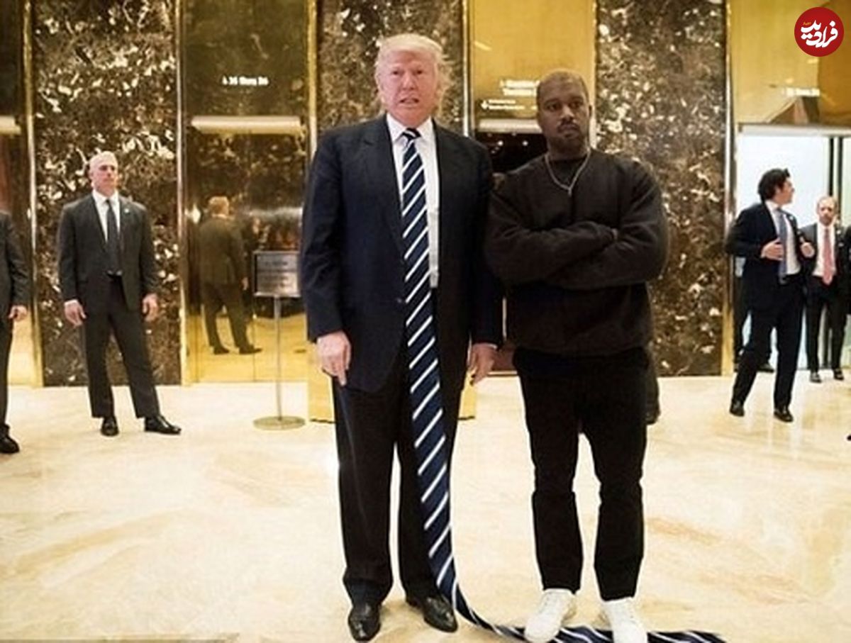 تصاویر/ شوخی با کراوات‌های بلند ترامپ!