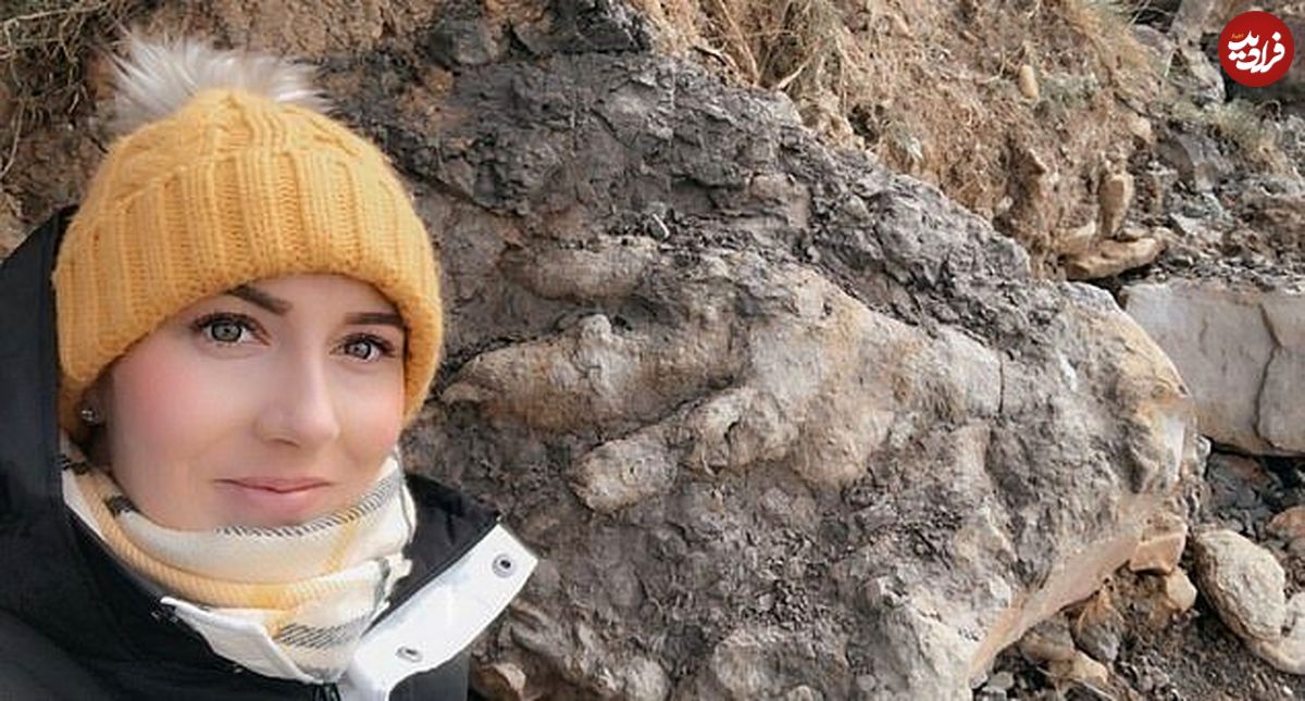 رد پایِ غولِ عصر ژوراسیک در ساحل دریا