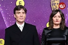 عکس| حضور کم‌سابقه کیلین مورفی و همسرش در بفتا؛ از دوری از شهرت تا فرش قرمز