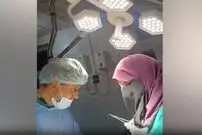 (ویدئو) لحظه زلزله هنگام عمل جراحی یک بیمار در کشمیر پاکستان