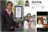 (عکس) زک کینگ؛ جادوگر تیک تاک رکورد بیشترین بازدید را شکست!