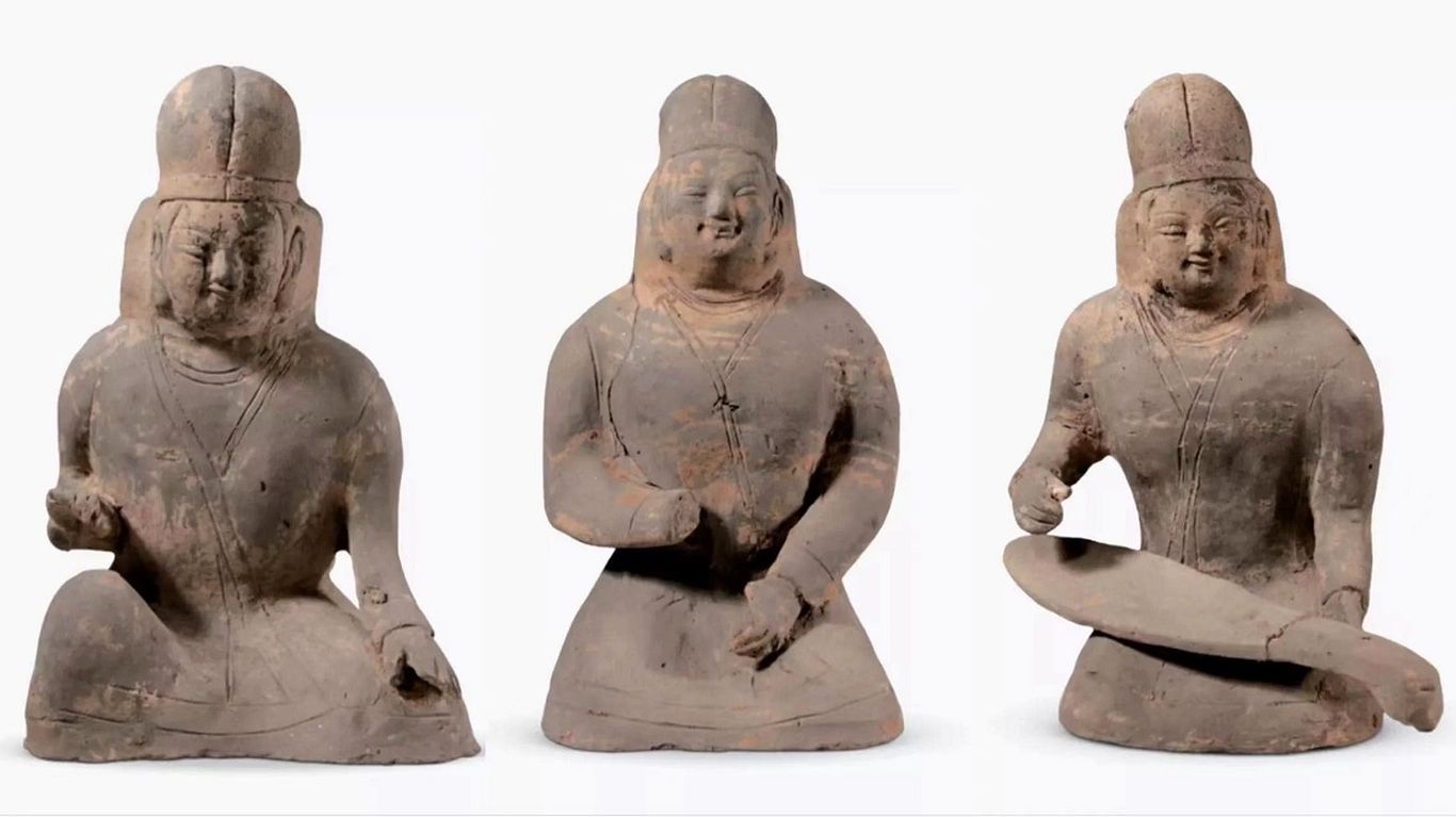 کشف تندیس‌های باستانی رقصندگان در چین