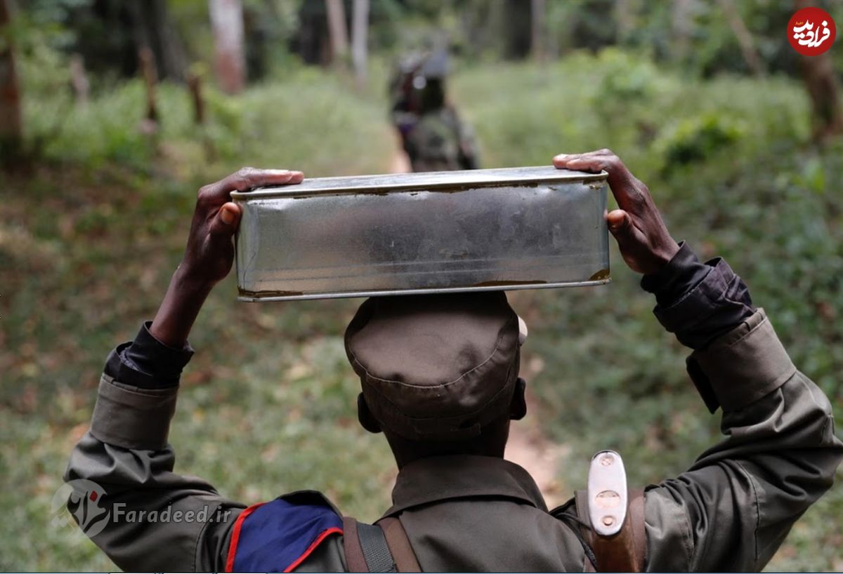 تصاویر/ بدن‌های نیمه سوخته و سربازان زخمی پس از پیروزی ارتش کنگو
