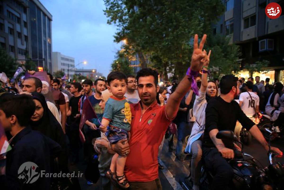 تصاویر/ گزارش رویترز از جشن پیروزی در تهران