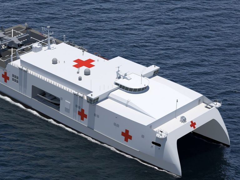 نسل جدید کشتی های بیمارستانی ارتش ایالات متحده با ۱۱۰ متر طول و برد ۸,۰۰۰ کیلومتر