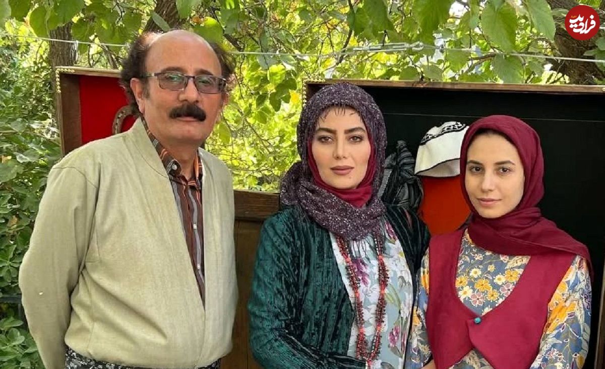 عکس| سفر در زمان؛ «روژان» سریال نون خ در کنار عمو پورنگ در 38 سالگی