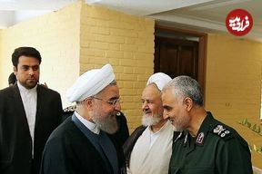 عکس؛ سفر در زمان؛ «سردار رادان و قالیباف در کنار سردار سلیمانی»؛ سال 1392