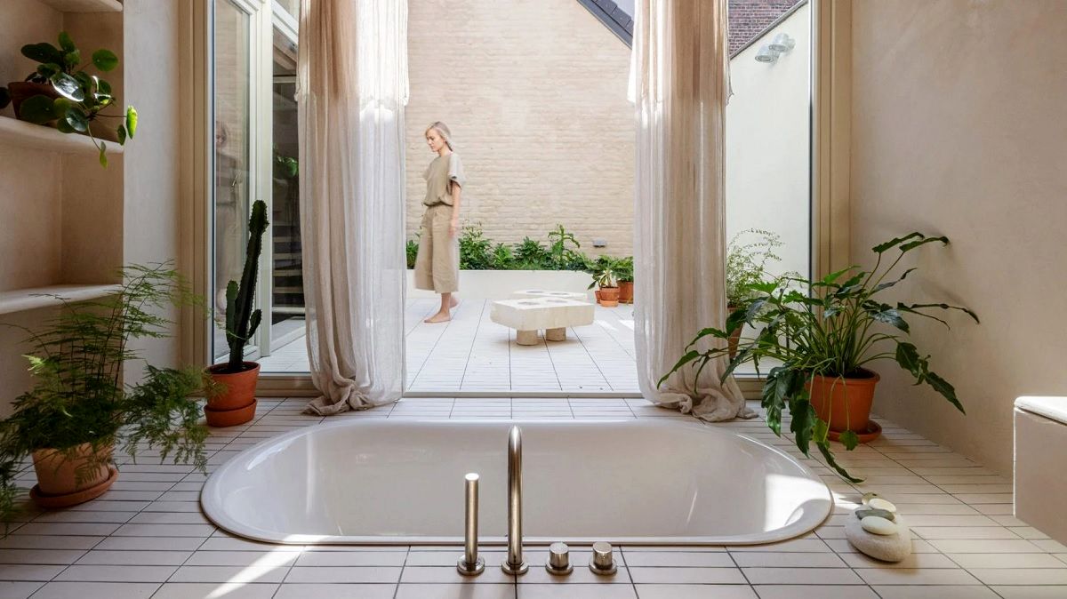 (تصاویر) معماران مینیمالیست چگونه «حمام» می‌سازند؟