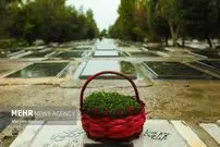 (تصاویر) پنجشنبه آخر سال در بهشت زهرای تهران