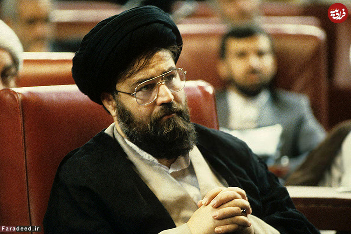 سید احمد خمینی در صحن مجلس