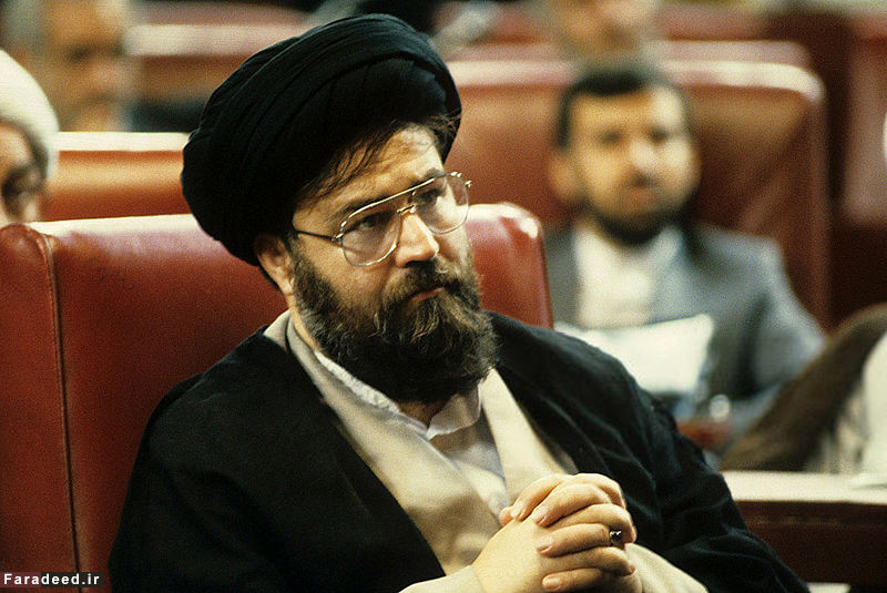 سید احمد خمینی در صحن مجلس