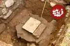«سنگ پادشاهی» 500 ساله از «فاضلاب» بیرون آمد