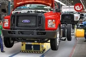 ببینید| صفر تا صد تولید کامیونت های قدرتمند سوپر دیوتی فورد در آمریکا