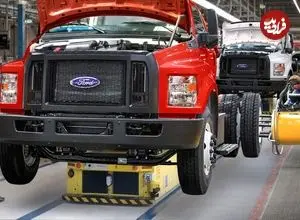 ببینید| صفر تا صد تولید کامیونت های قدرتمند سوپر دیوتی فورد در آمریکا