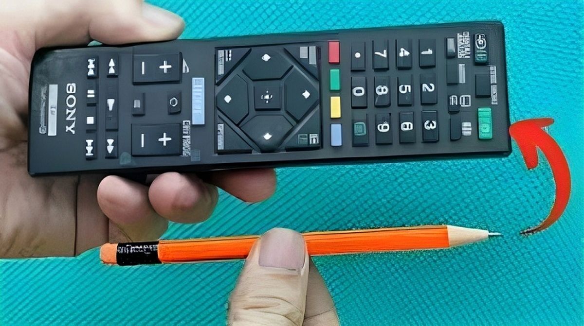(ویدئو) تعمیر کنترل تلویزیون با استفاده از یک مداد