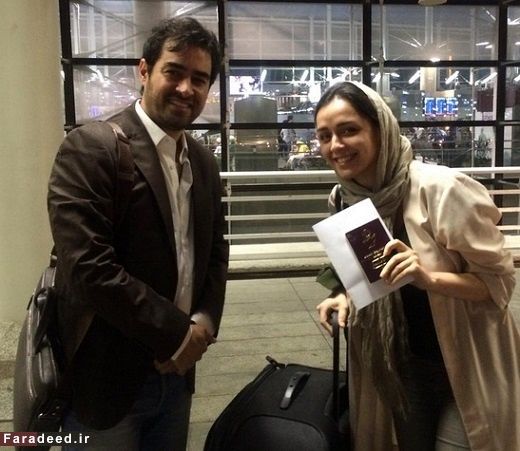 پست اینستاگرامی شهاب حسینی و ترانه علیدوستی از فرودگاه