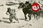 عکس| سفر زمان؛ «بالا رفتن درشکه از سربالایی» در دوران قاجار