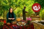 ببینید؛ غذای روستایی در کردستان؛ پخت کوفته سنتی و ساخت ظرف چوبی