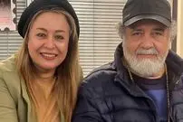 عکس| سفر زمان؛ محمدرضا شریفی‌نیای 24 ساله و آزیتا حاجیان 22 ساله در روز عروسی‌شان