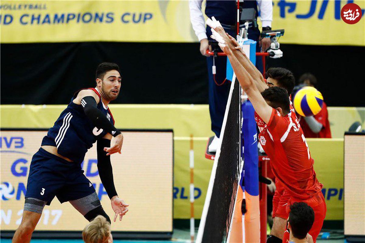 آمریکا مقهور قدرت والیبال ایران شد