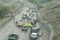 عکس/ چادر زدن وسط جاده چالوس!