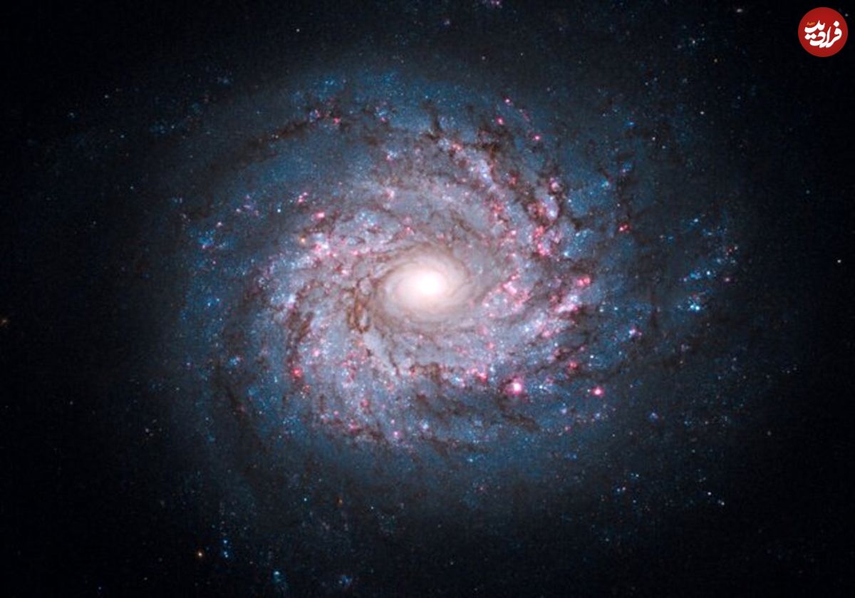 تصویر یک کهکشان مارپیچی در صورت فلکی دب اکبر