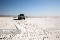 تصاویر/ فصل برداشت نمک در قم