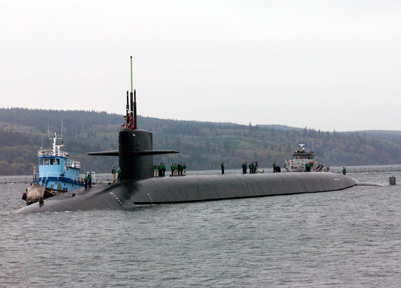 (عکس) خطرناک‌ترین زیردریایی آمریکا؛ مجهز به ۲۰ موشک بالستیک اتمی