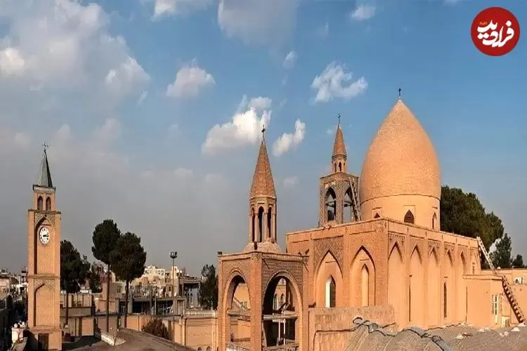 عکس| سفر به ایران قدیم؛ منظرۀ زیبای «جلفای اصفهان» در دوران مظفرالدین شاه