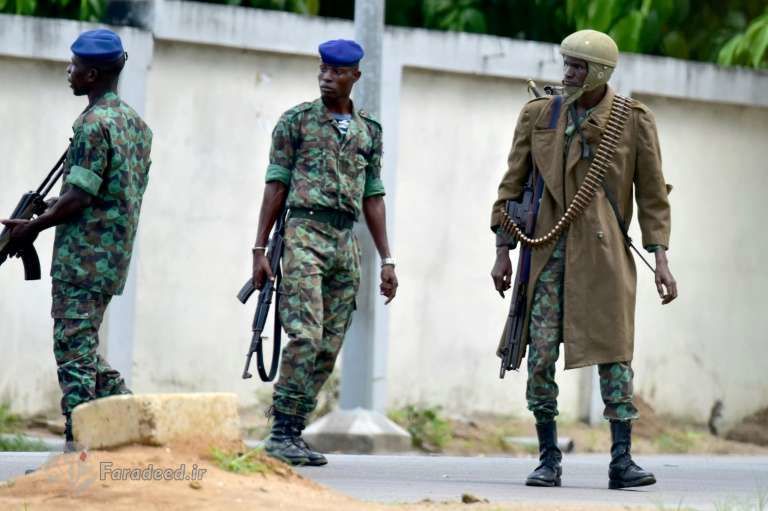 تصاویر/ شورش سربازان معترض در ساحل عاج