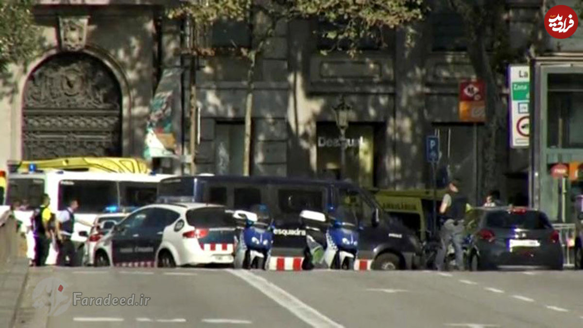 تصاویر/ حمله تروریستی در بارسلونا