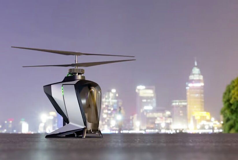 (تصاویر) این هلی‌کوپتر برقی عمود پرواز و شگفت‌انگیز، تاکسی می‌شود