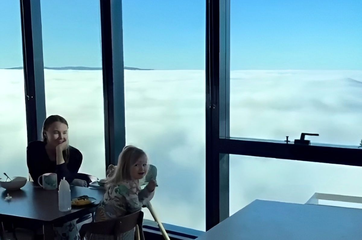 (ویدئو) زندگی در طبقه 103 این شکلی است! 