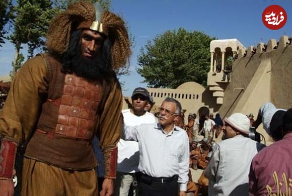 عکس؛ سفر به تاریخ؛ «غول لشکر زبیری» در اتاق گریم سریال «مختارنامه»