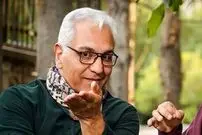 عکس| سفر زمان؛ «مهران مدیری» بعد از دریافت جایزه در جشن حافظ؛ سال 82