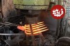 ببینید؛  مراحل دیدنی ساخت یک چنگک باغبانی توسط آهنگر ماهر کانادایی