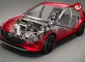 عکس| پیشرانه جدید مزدا، شاهکار بنزینی که از خودروی برقی پاک‌تر است!