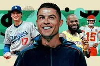 تصاویر| ۱۰ ورزشکار پردرآمد سال ۲۰۲۶ جهان بر اساس مجموع دستمزد و درآمدهای تبلیغاتی