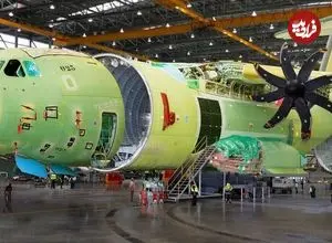 ببینید| مراحل تماشایی تولید و مونتاژ هواپیمای ترابری نظامی ایرباس A-400M در فرانسه